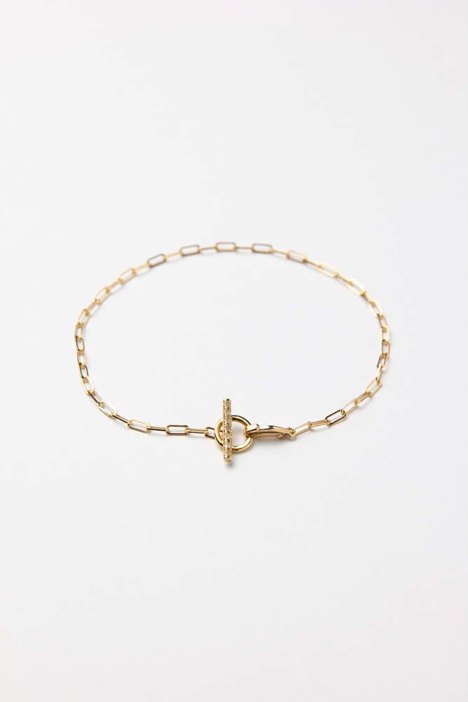 MONAKAjewellery Mantel chain Bracelet マンテルチェーンブレスレット/K18