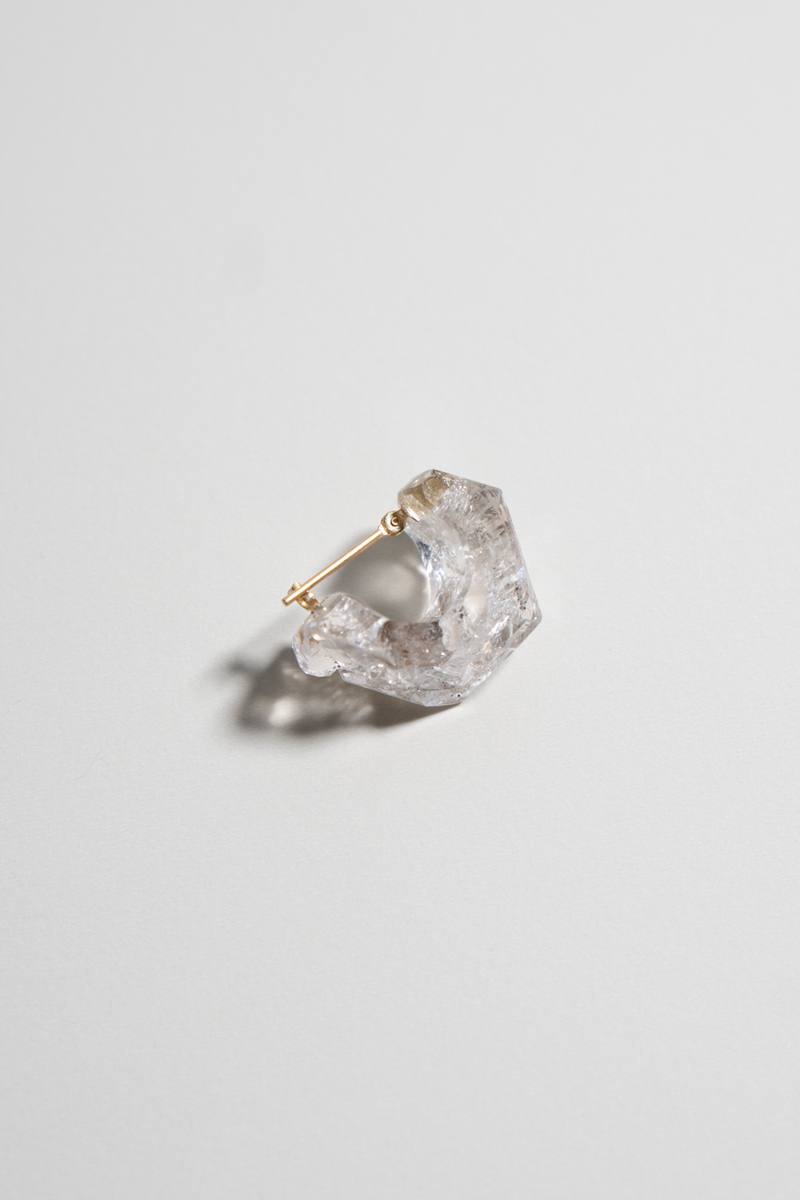 MONAKA jewellery Diamond quartz rock pierce ダイヤモンド